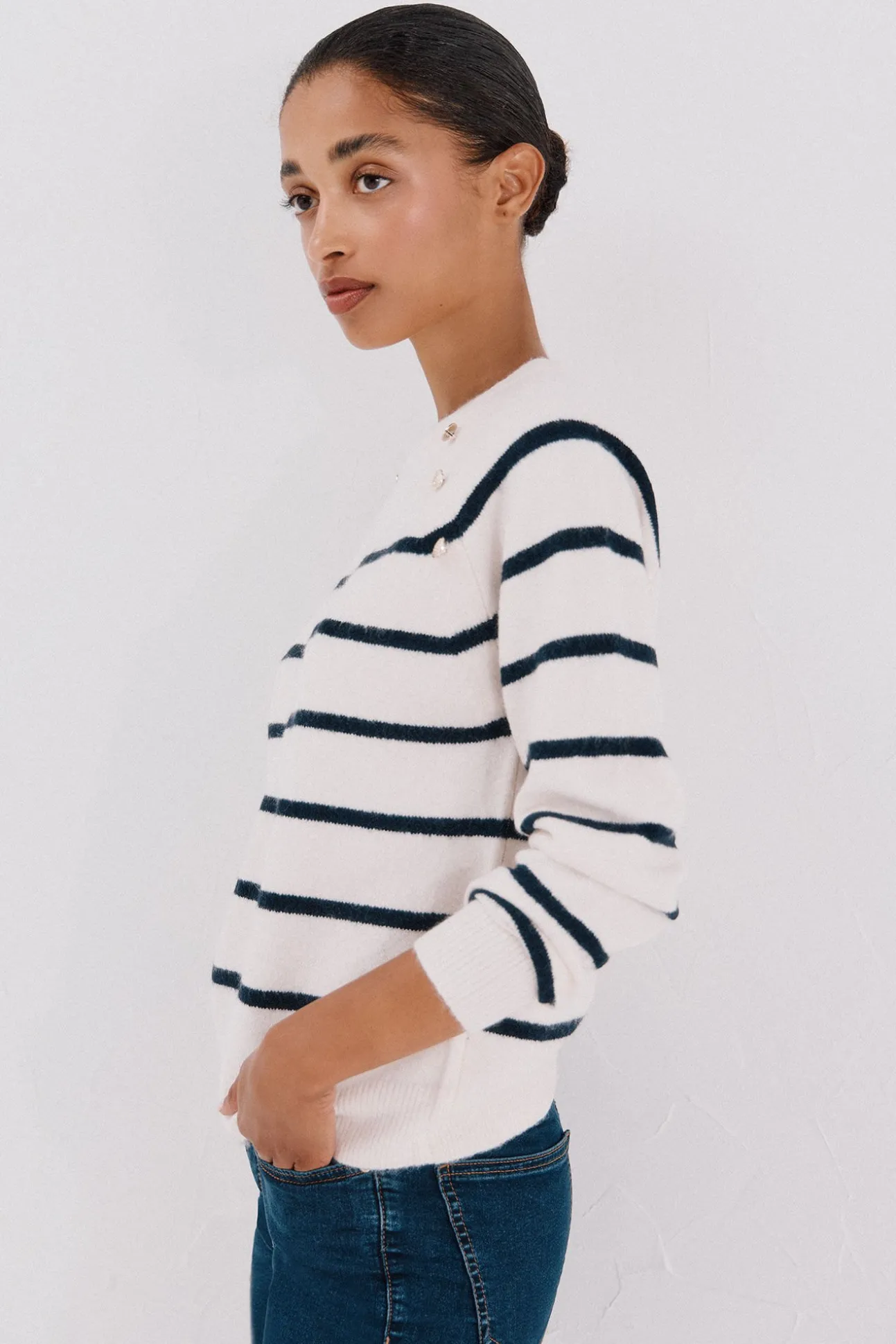 Camisola de toque suave