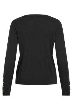 Camisola de viscose com botões nos punhos
