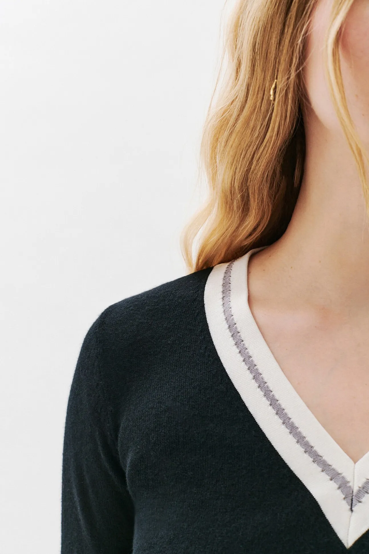 Camisola detalhe gola