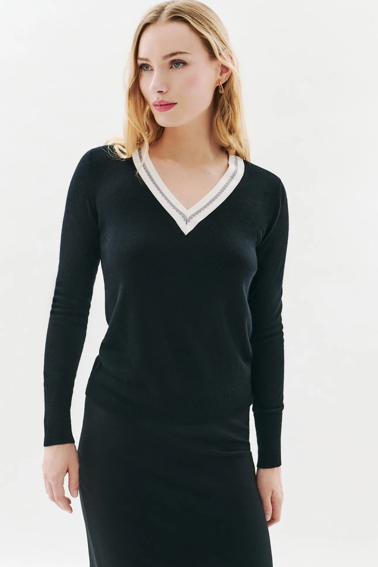 Camisola detalhe gola