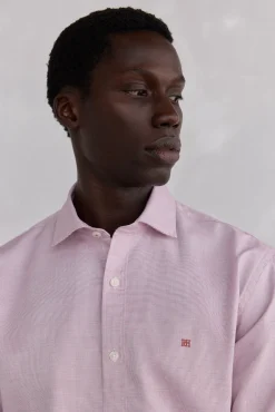 Camisola estruturada fácil de passar + modelagem regular anti-odor