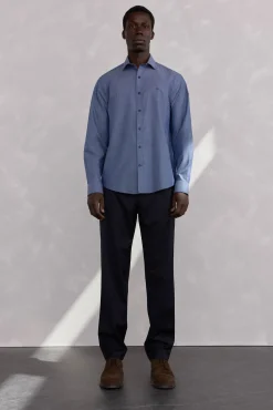 Camisola estruturada fácil de passar + modelagem regular anti-odor