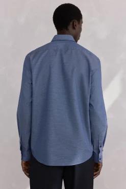 Camisola estruturada fácil de passar + modelagem regular anti-odor