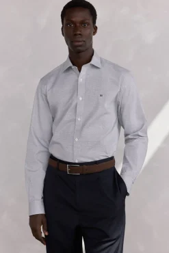 Camisola estruturada fácil de passar + modelagem regular anti-odor