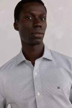 Camisola estruturada fácil de passar + modelagem regular anti-odor