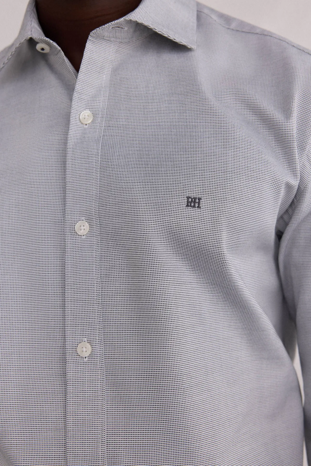 Camisola estruturada fácil de passar + modelagem regular anti-odor