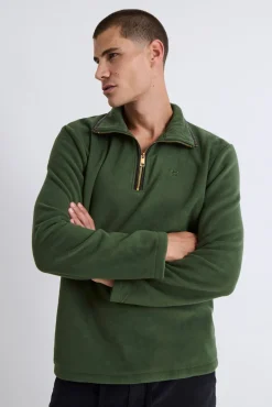 Camisola Fecho-Éclair com polar meia