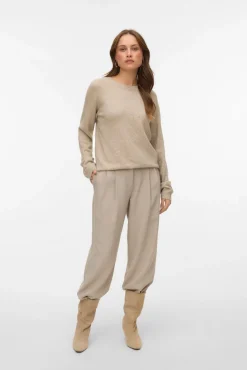 Camisola feminino de malha com lurex