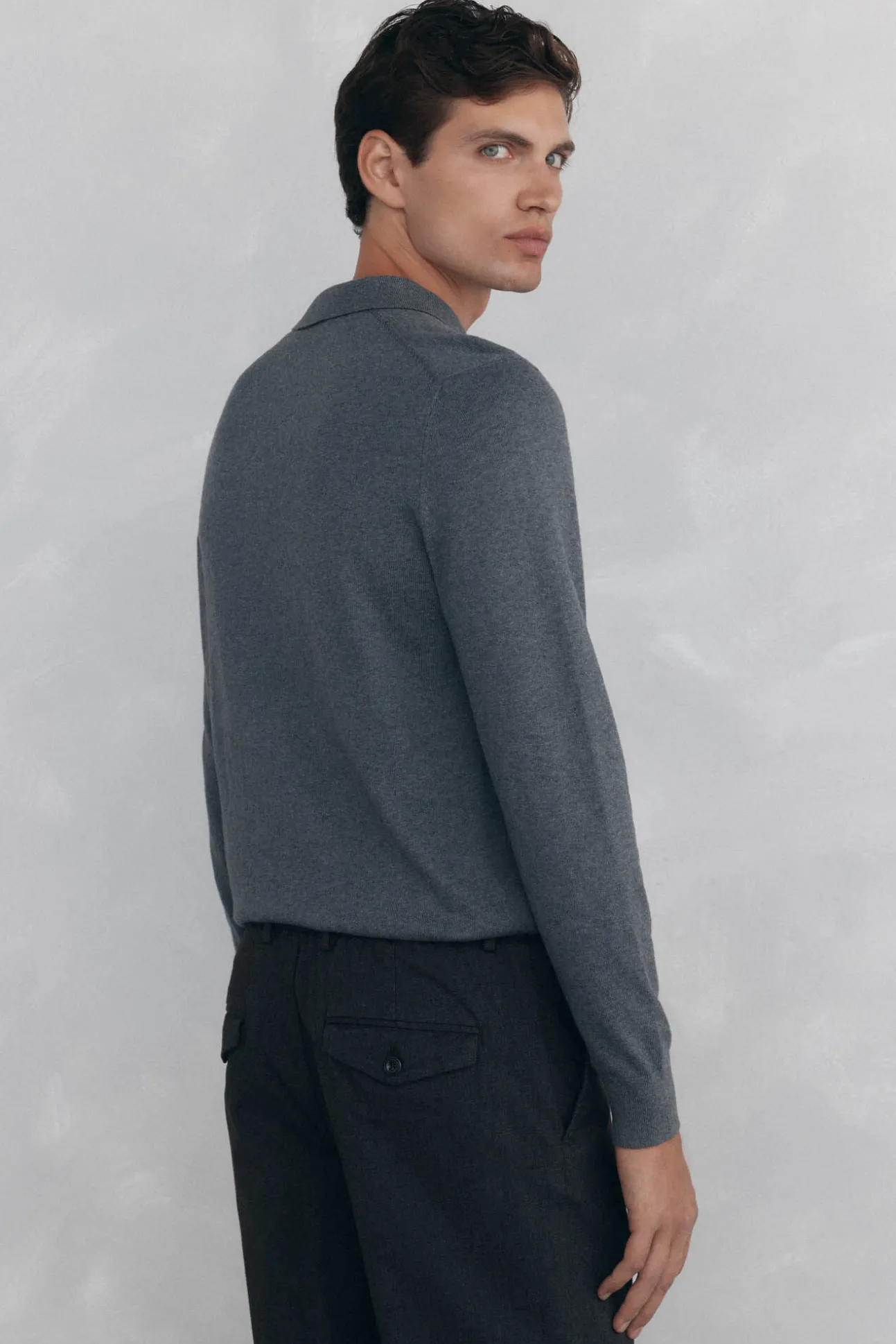 Camisola gola polo