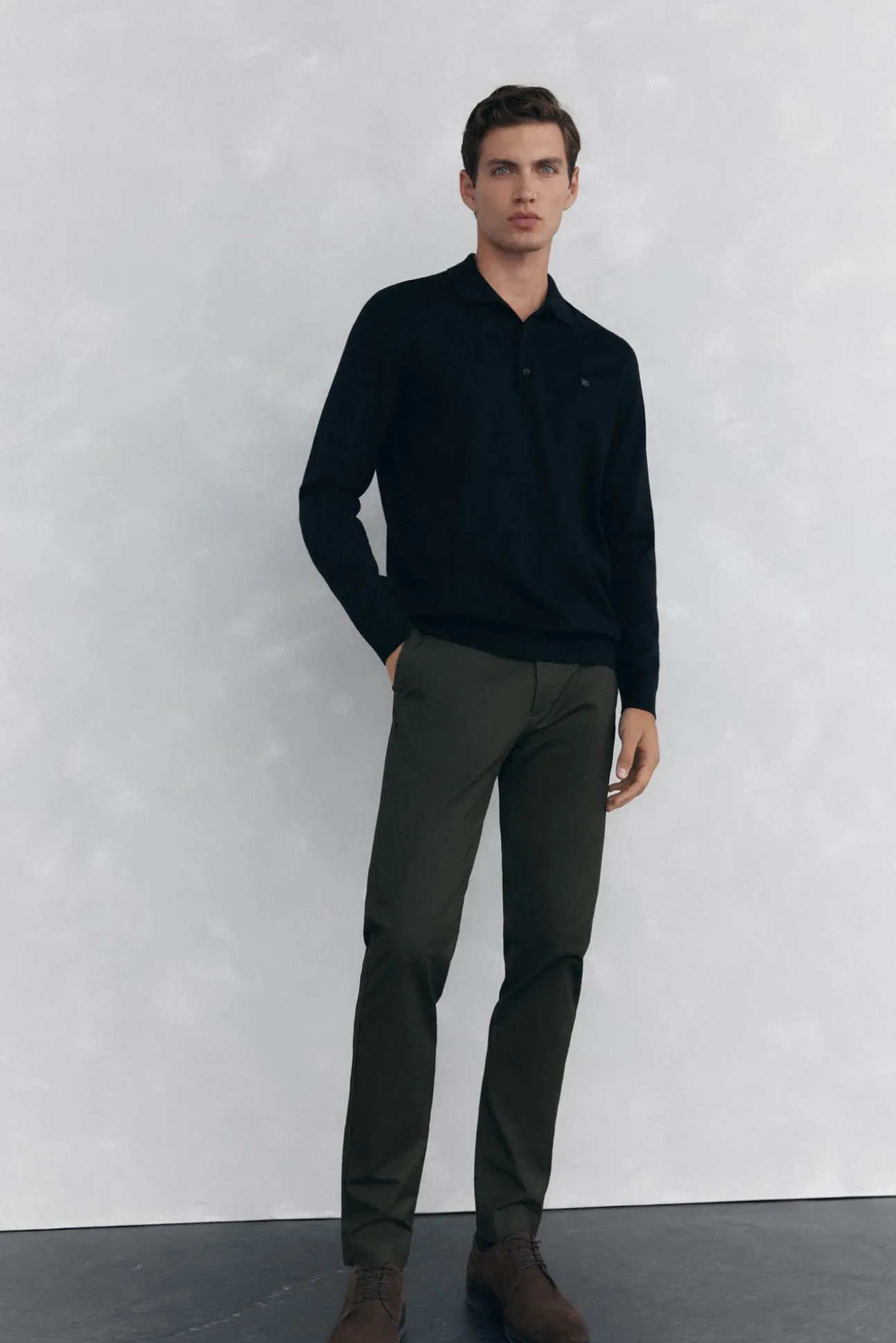 Camisola gola polo