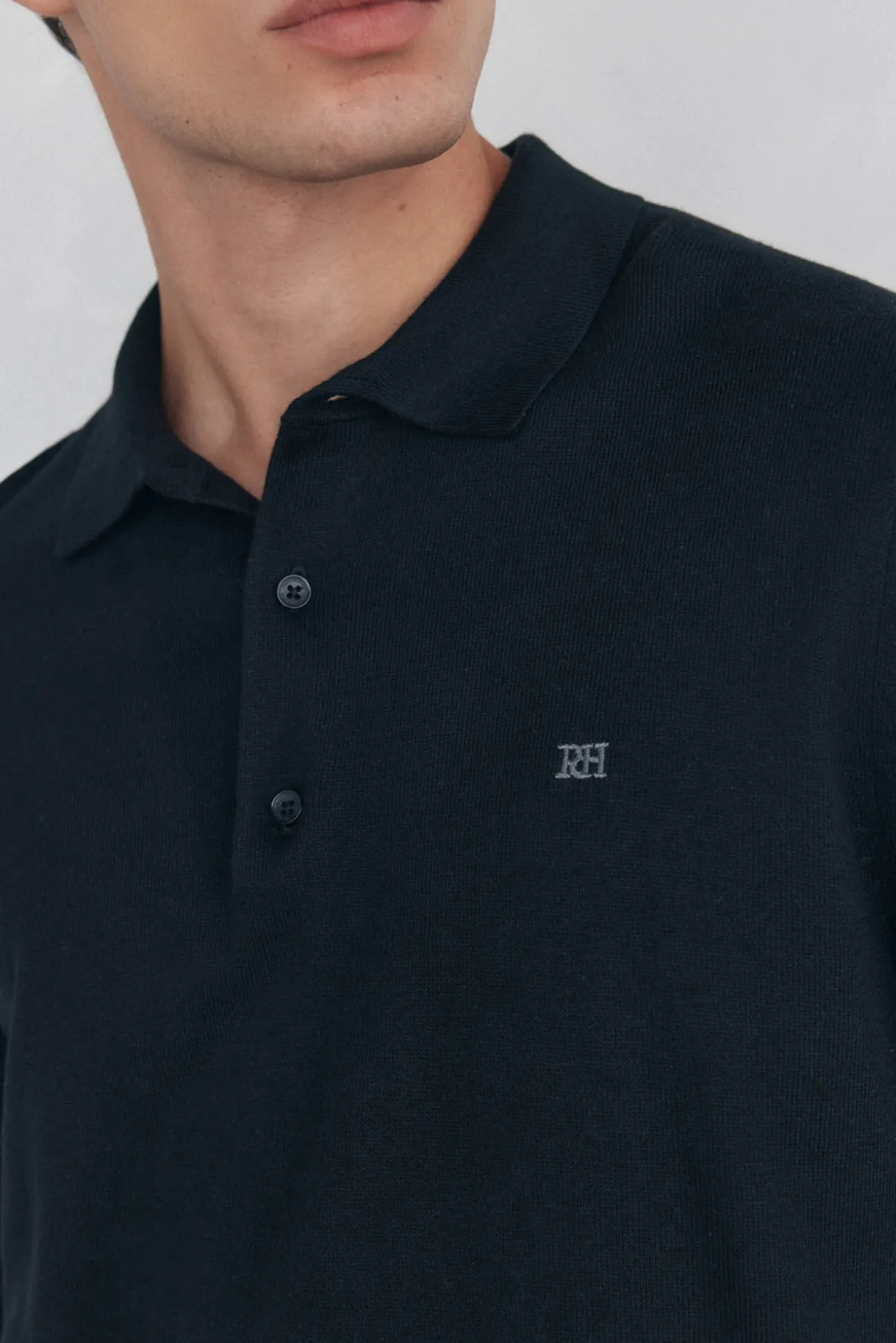 Camisola gola polo