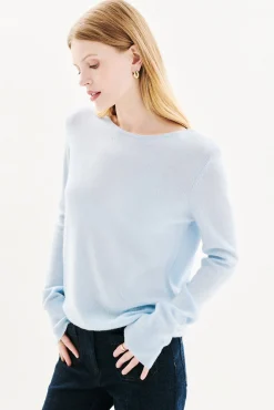 Camisola gola redonda 100% caxemira