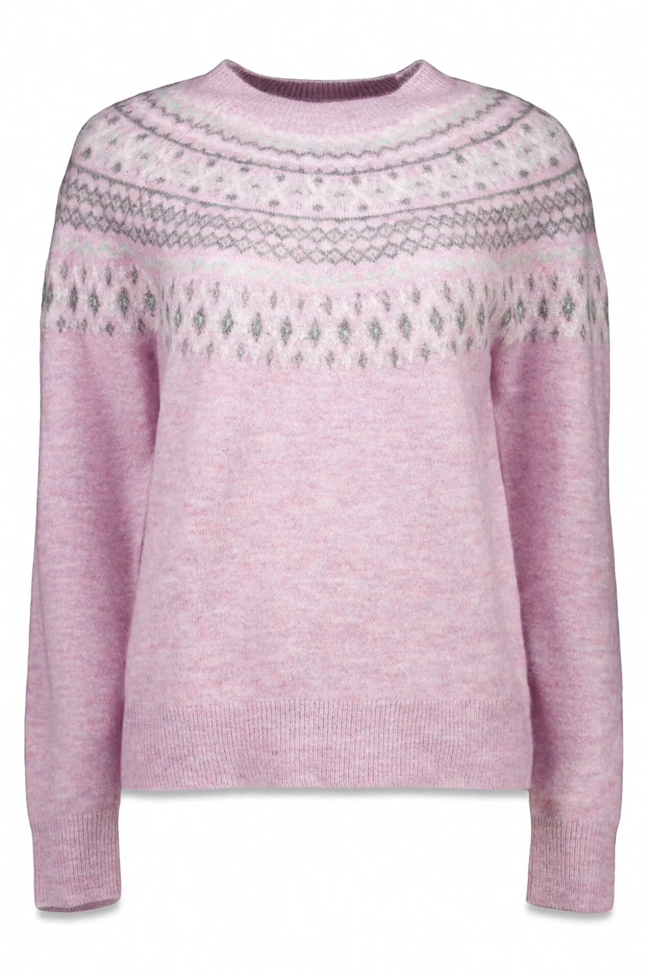 Camisola jacquard posicional