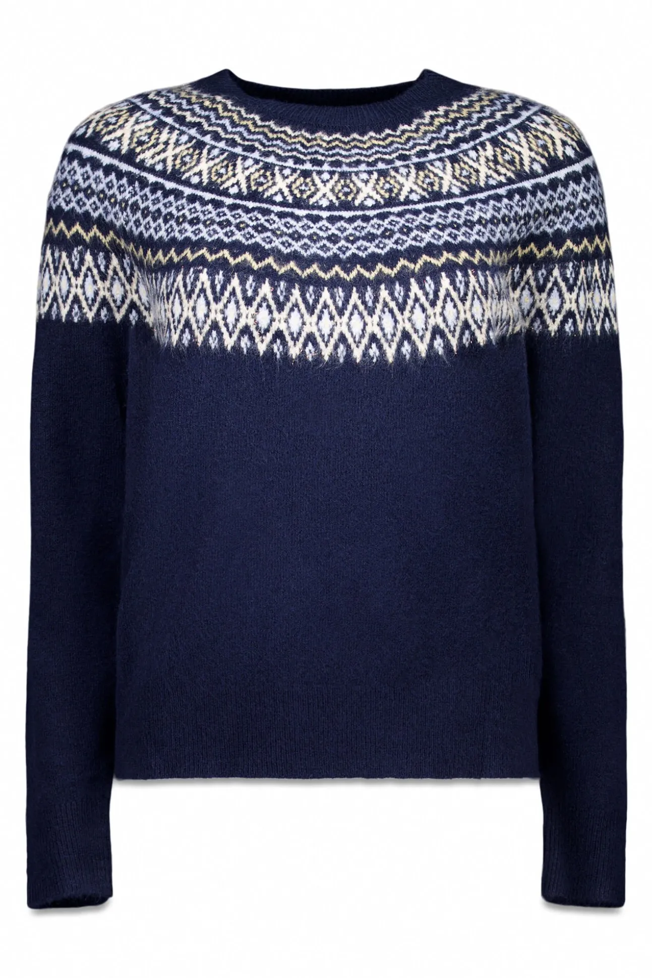 Camisola jacquard posicional