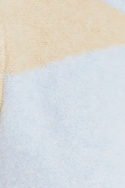 Camisola jacquard tricolor