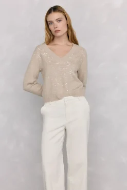 Camisola lantejoulas