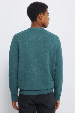 Camisola liso de fantasia torcida