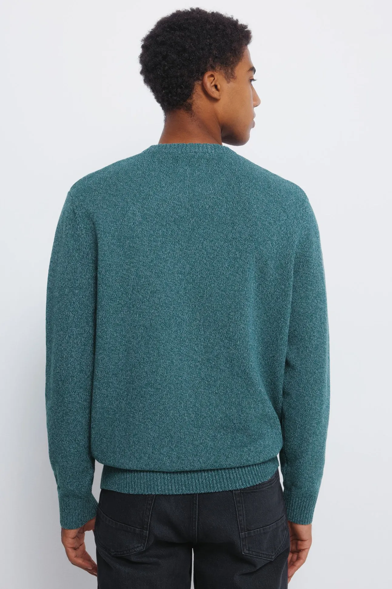 Camisola liso de fantasia torcida