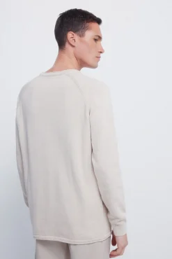 Camisola liso de gola alta