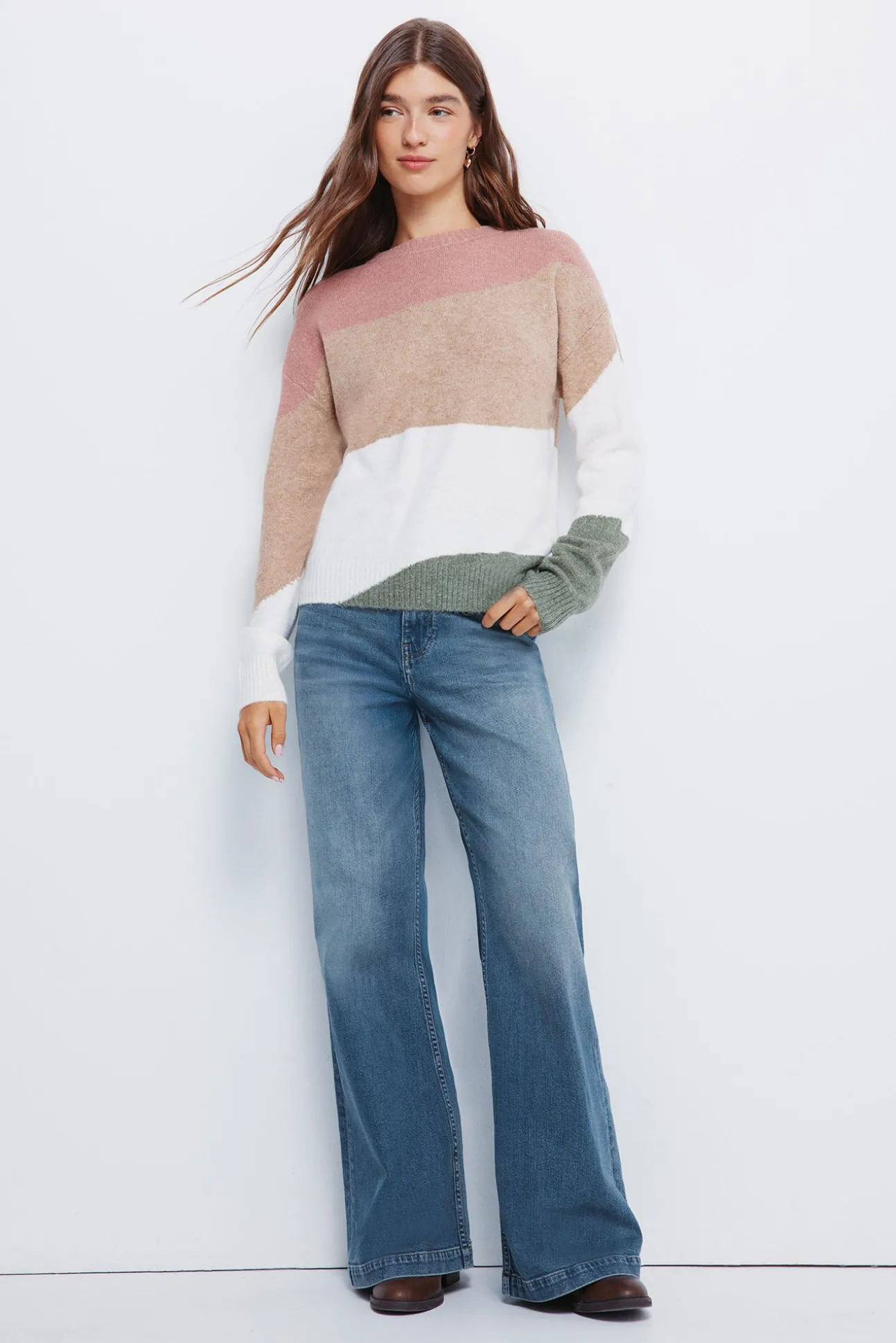 Camisola multicolorida