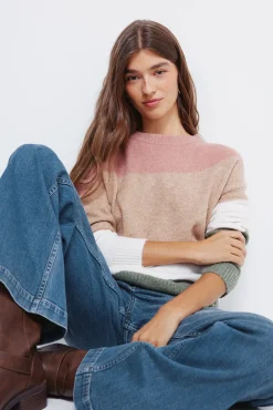 Camisola multicolorida