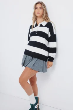 Camisola polo bordada