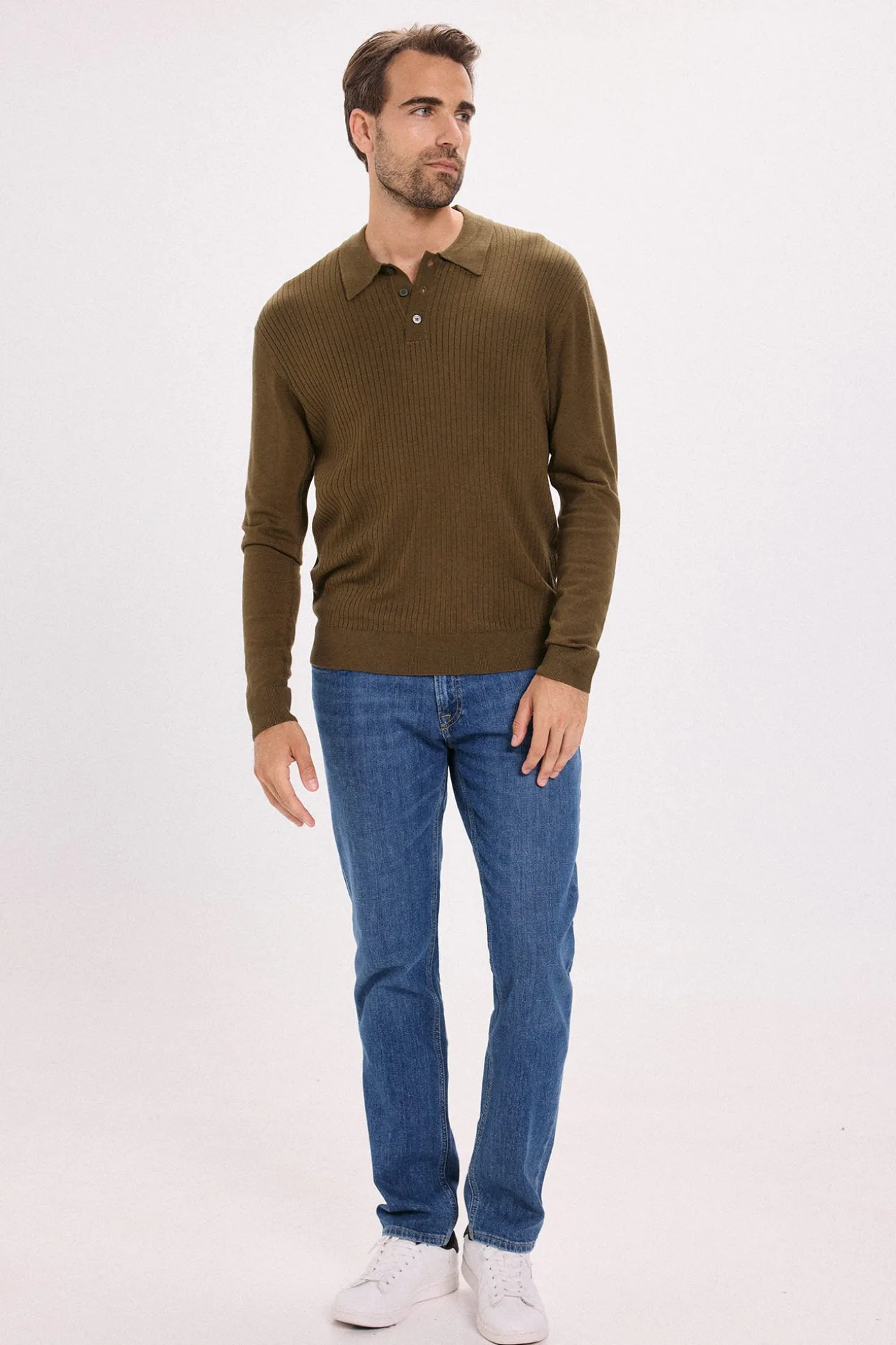 Camisola polo de corte regular