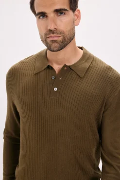 Camisola polo de corte regular