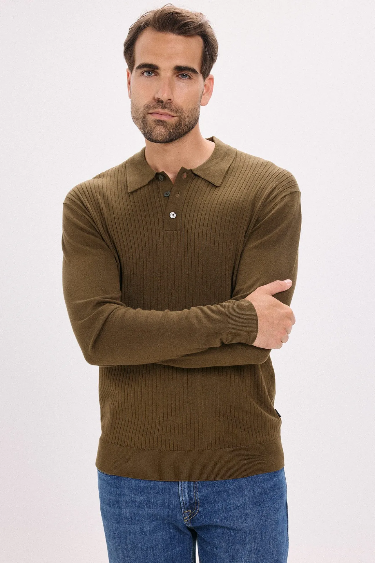 Camisola polo de corte regular