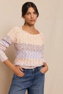 Camisola rendilhada