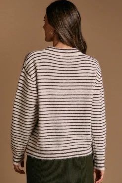 Camisola riscas coração Trice