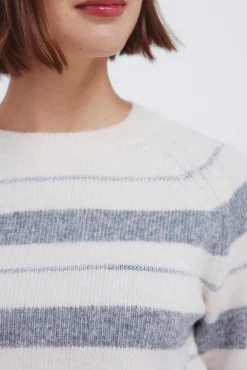 Camisola riscas de lurex