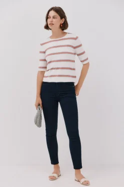 Camisola riscas multicor