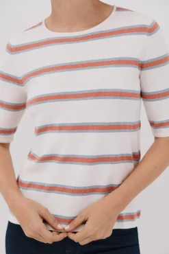Camisola riscas multicor