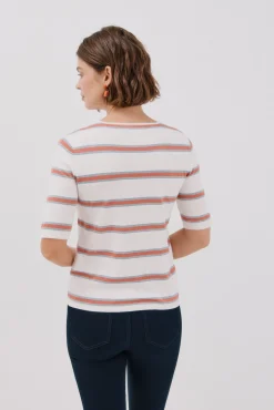 Camisola riscas multicor