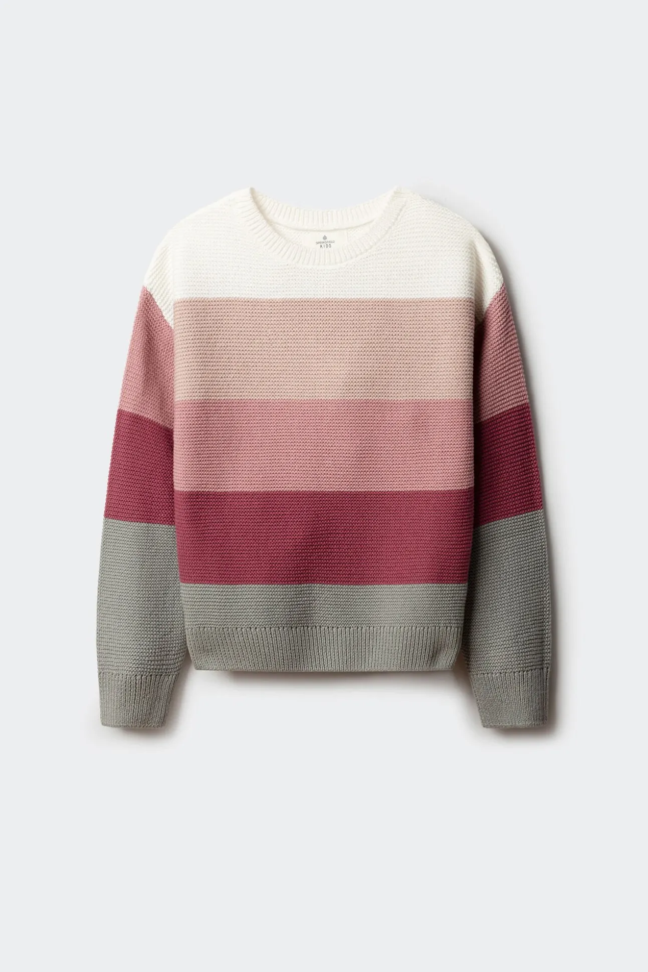 Camisola às riscas para menina