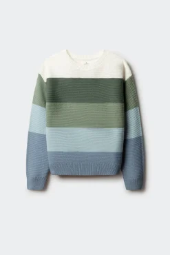 Camisola às riscas para menina