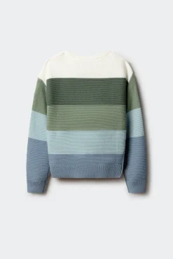 Camisola às riscas para menina