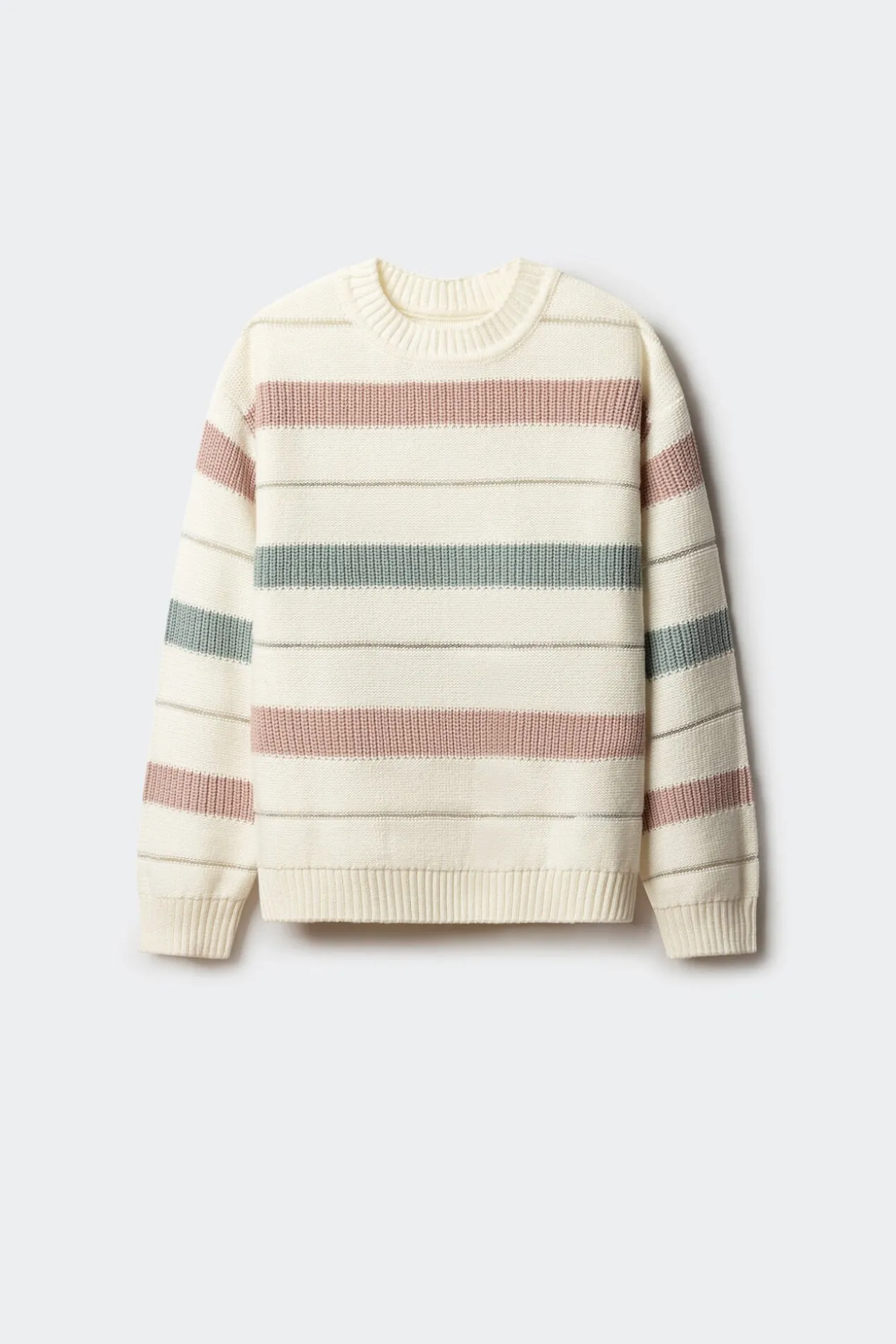 Camisola às riscas para menina