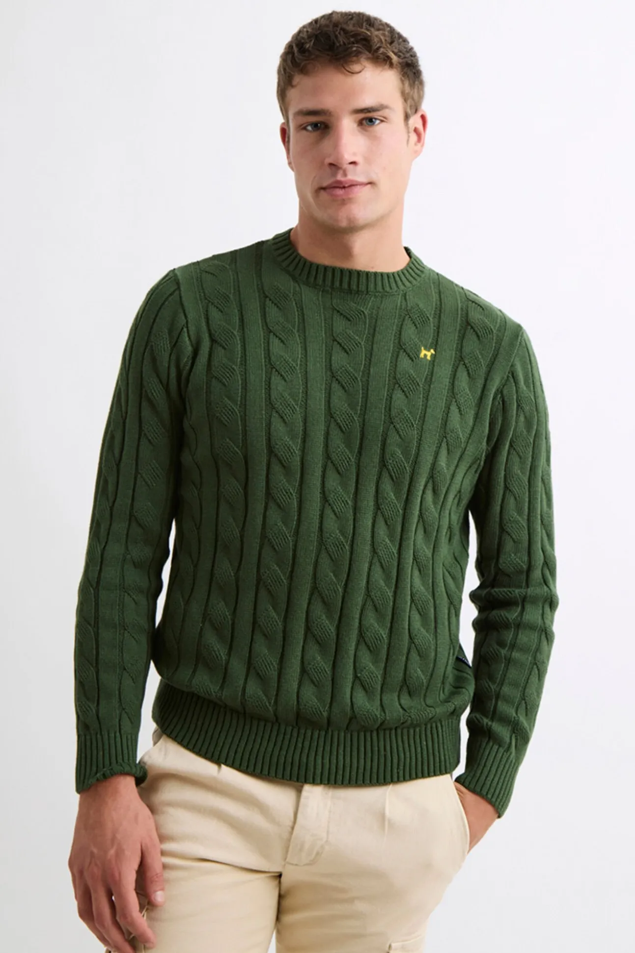 Camisola trançado