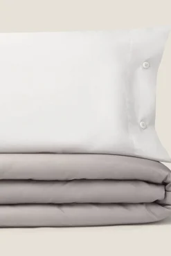 Capa nórdica algodão percal reversível. Cama 180-200 cm.