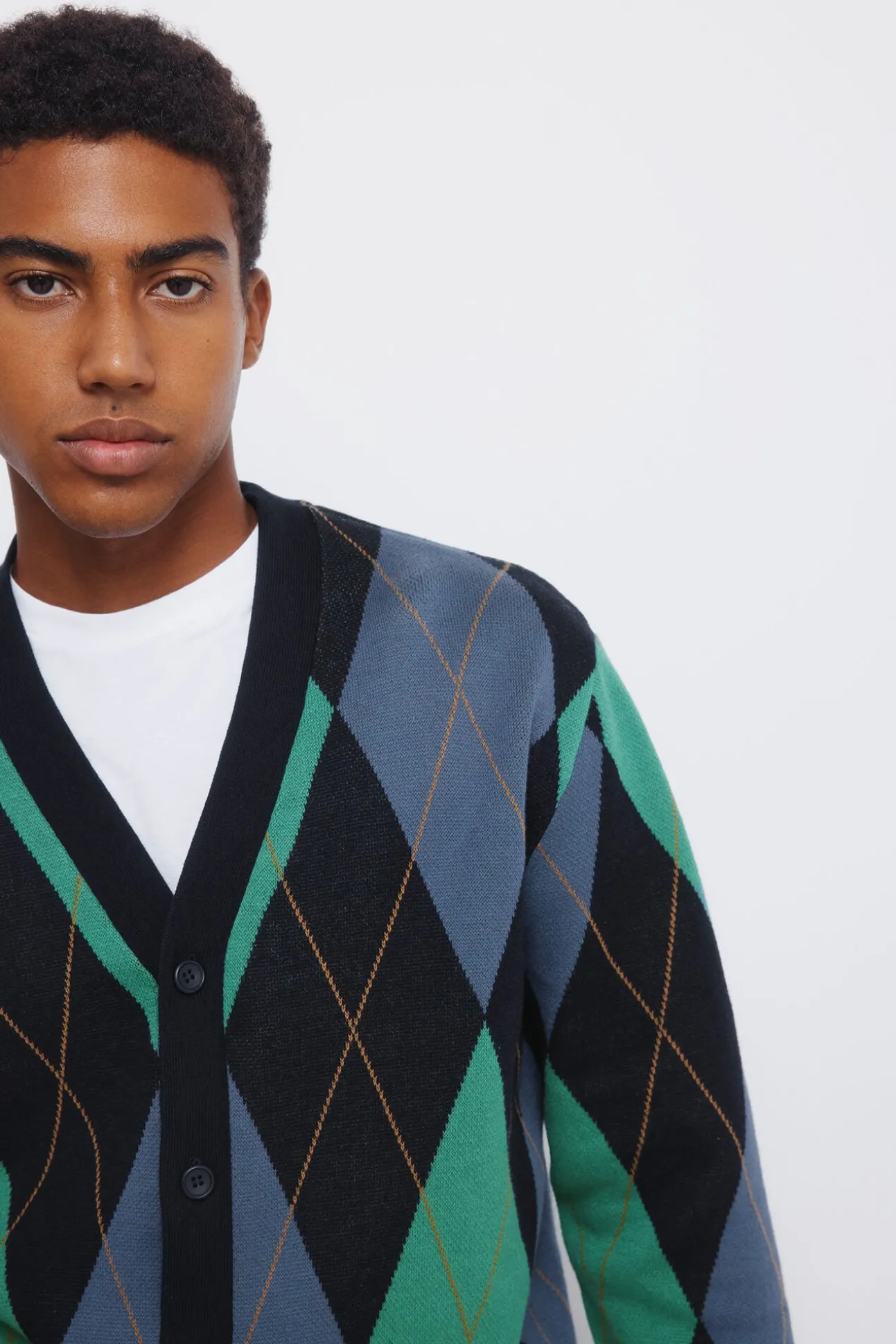 Cardigan casaco de malha