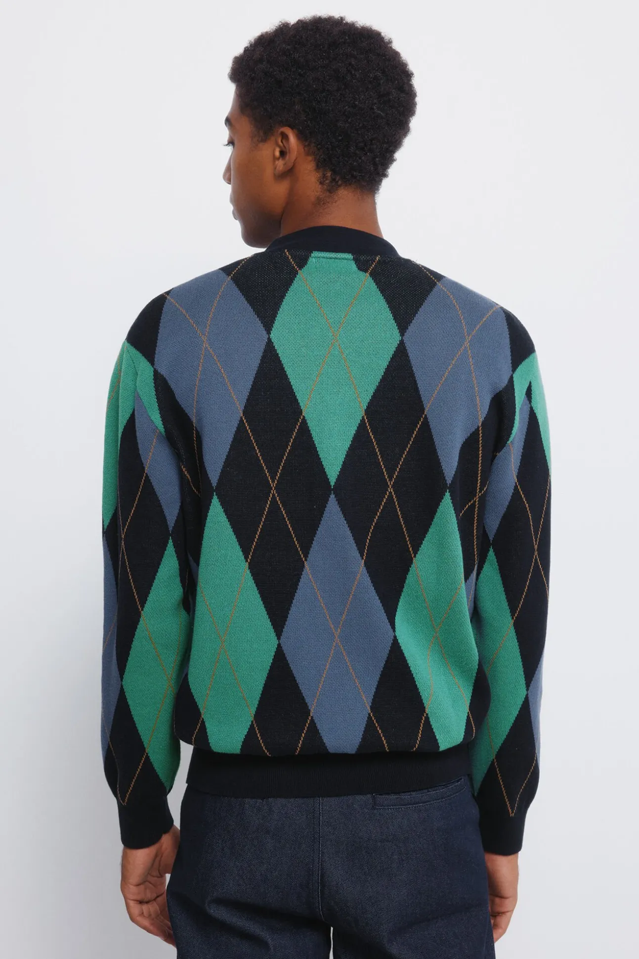 Cardigan casaco de malha