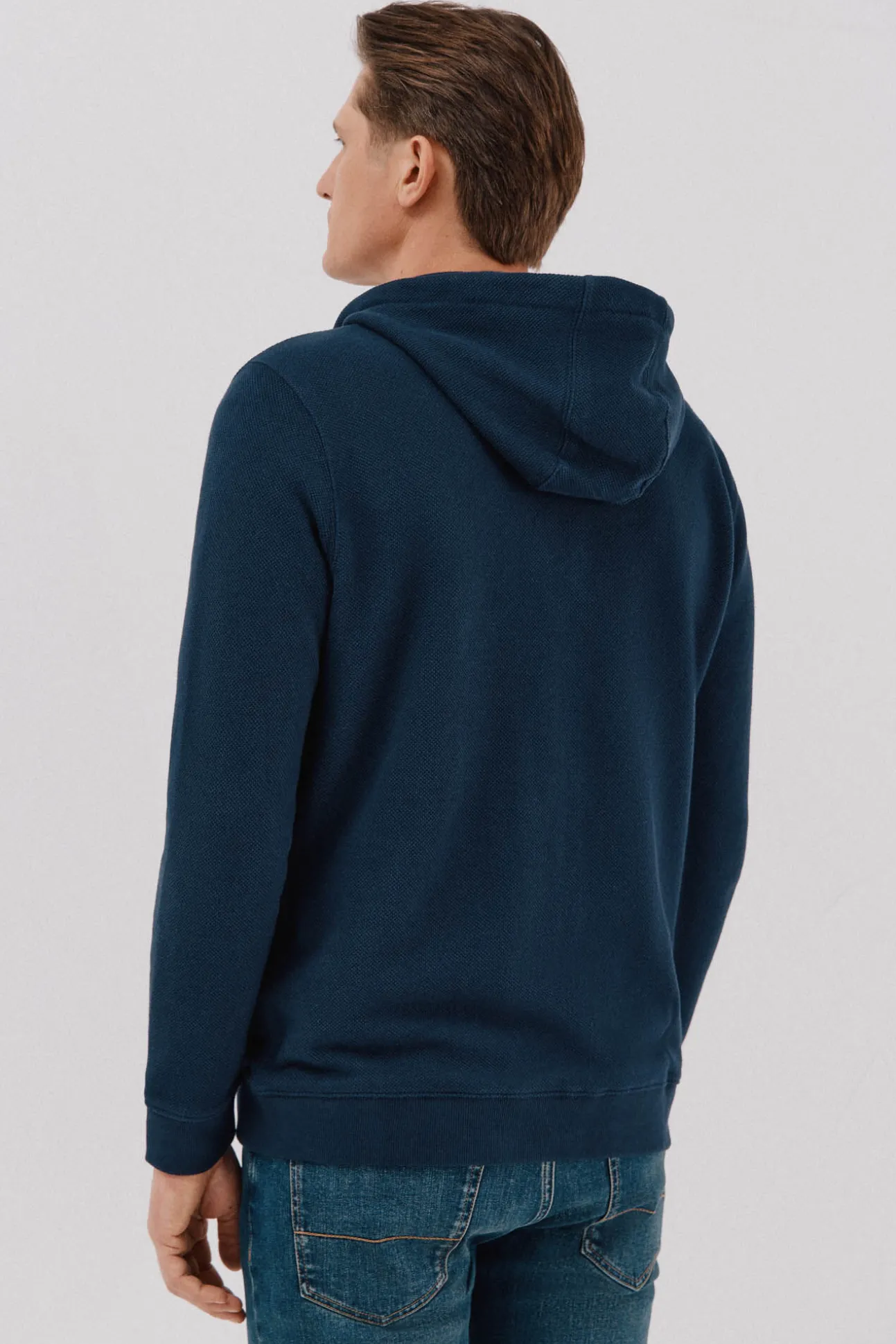 Cardigan com capuz