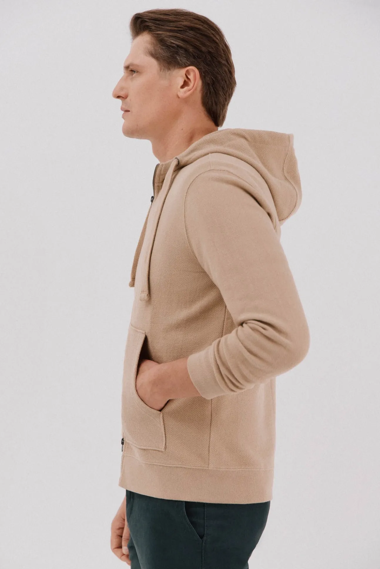 Cardigan com capuz