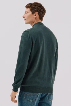 Cardigan de algodão e cashmere