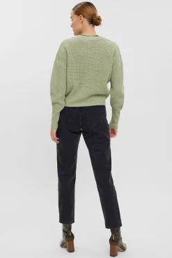 Cardigan de botões de manga comprida
