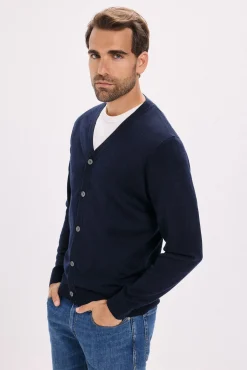 Cardigan de corte regular