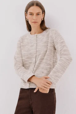 Cardigan de tweed