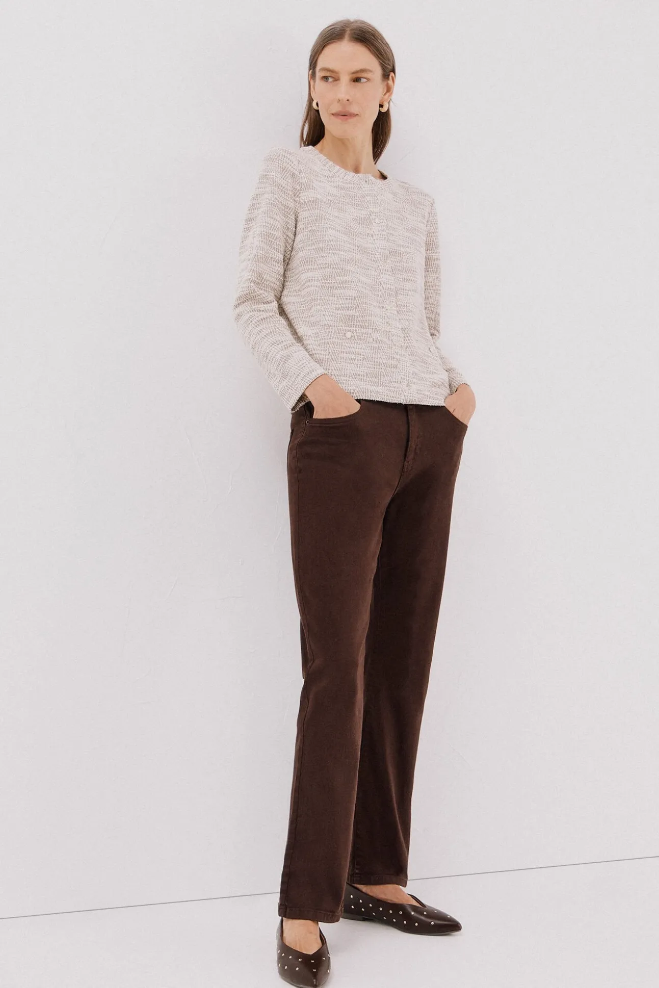 Cardigan de tweed